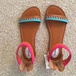 Very cute colorful strappy sandals from Target!